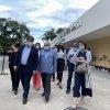 Ex-ministro da Infraestrutura Tarcísio Freitas visita a Santa Casa de Santos