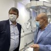 Ex-ministro da Infraestrutura Tarcísio Freitas visita a Santa Casa de Santos