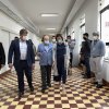 Ex-ministro da Infraestrutura Tarcísio Freitas visita a Santa Casa de Santos