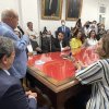 Ex-ministro da Infraestrutura Tarcísio Freitas visita a Santa Casa de Santos